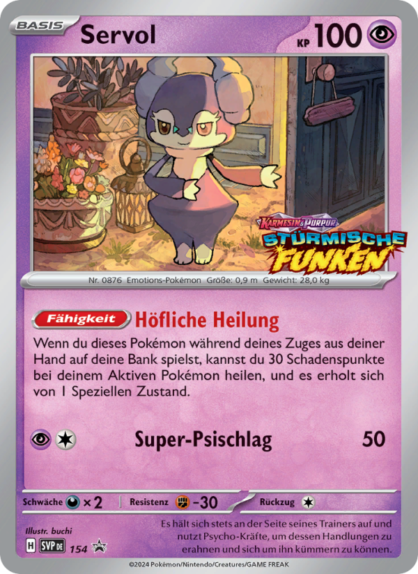 Servol Pokémon TCG cards