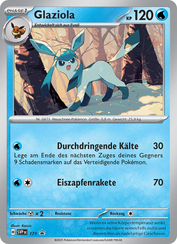 Glaziola Pokémon TCG cards