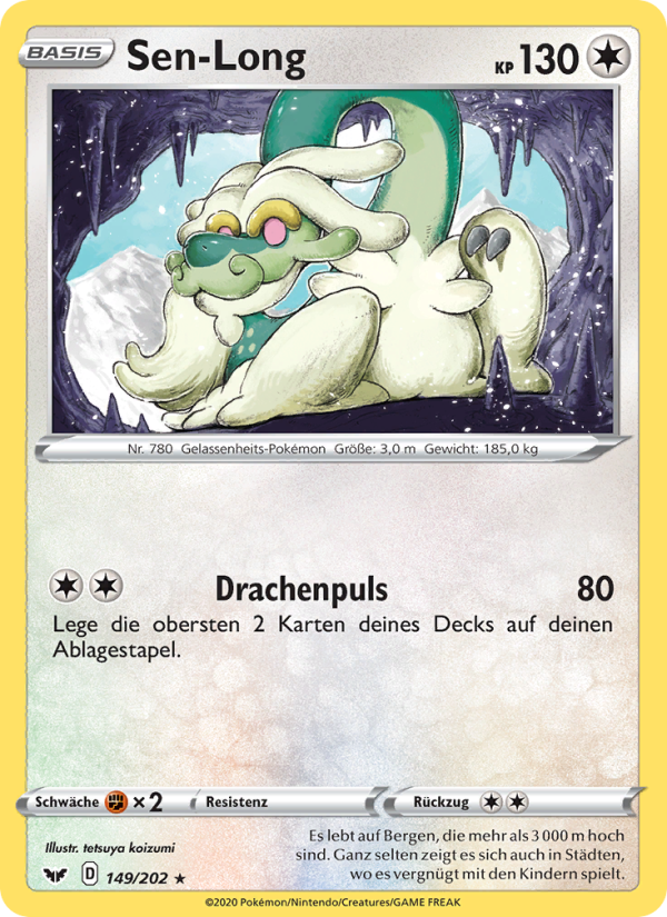 Sen-Long 149 — Schwert & Schild (German Pokémon TCG card)