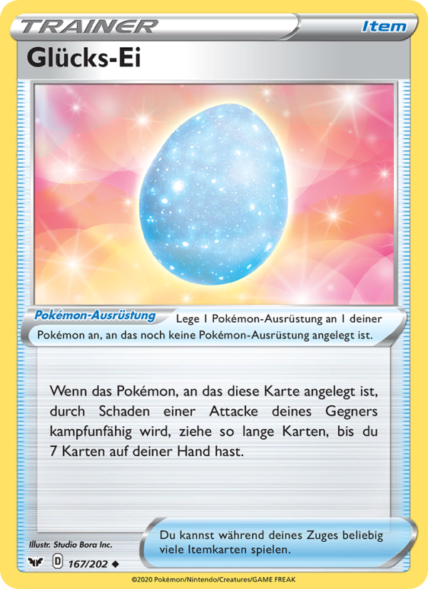 Glücks-Ei 167 — Schwert & Schild (German Pokémon TCG card)