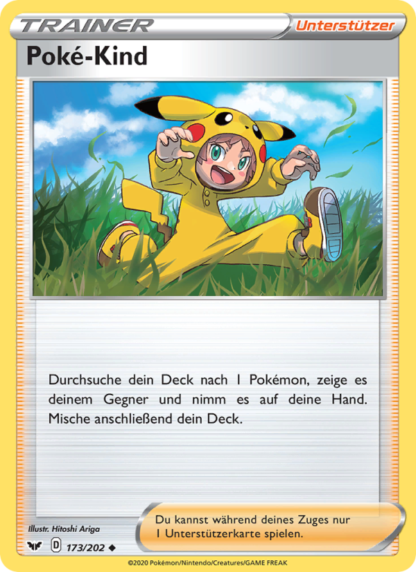 Poké-Kind 173 — Schwert & Schild (German Pokémon TCG card)
