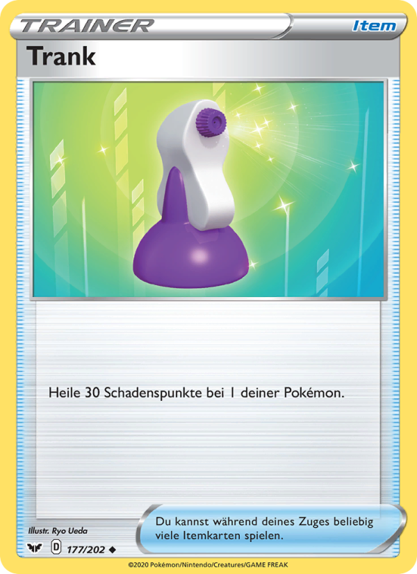 Trank 177 — Schwert & Schild (German Pokémon TCG card)