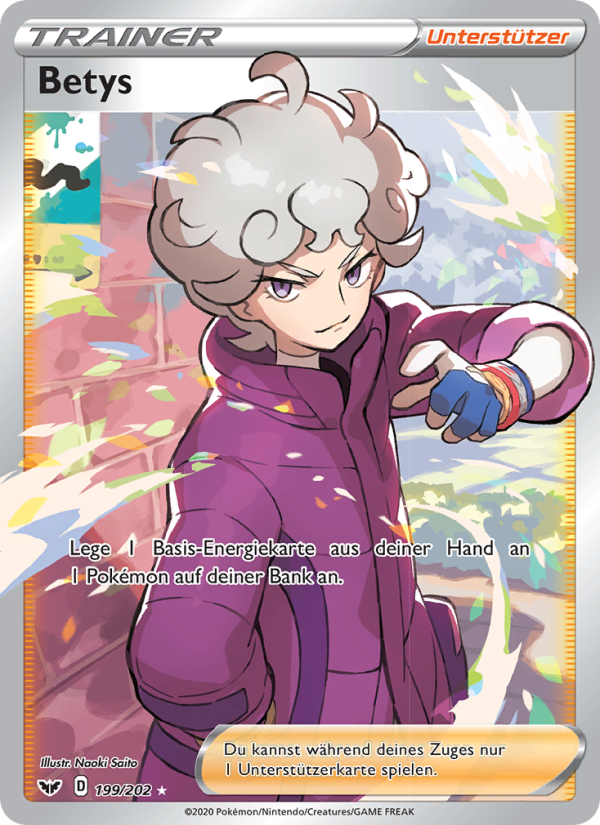 Betys 199 — Schwert & Schild (German Pokémon TCG card)