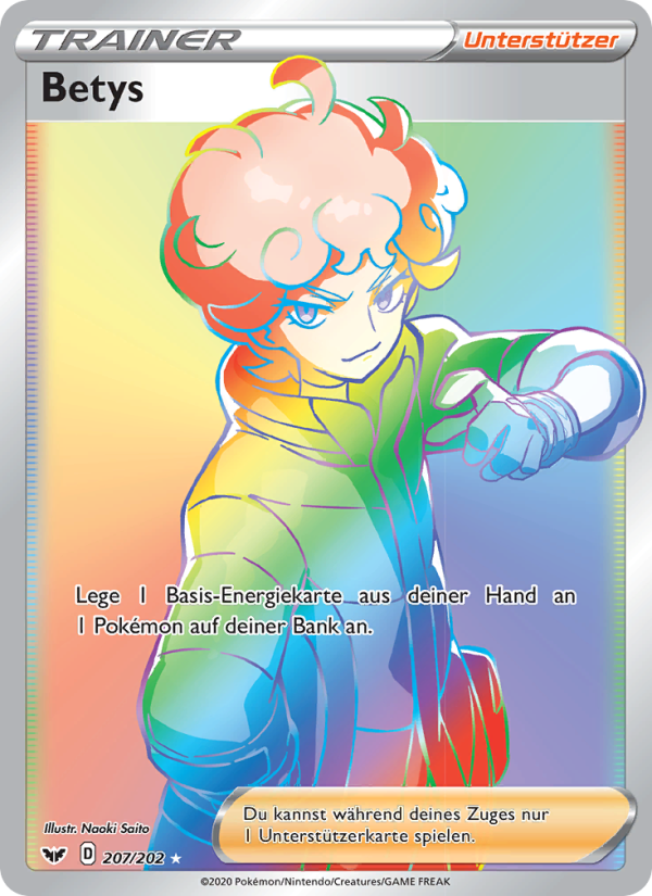 Betys 207 — Schwert & Schild (German Pokémon TCG card)