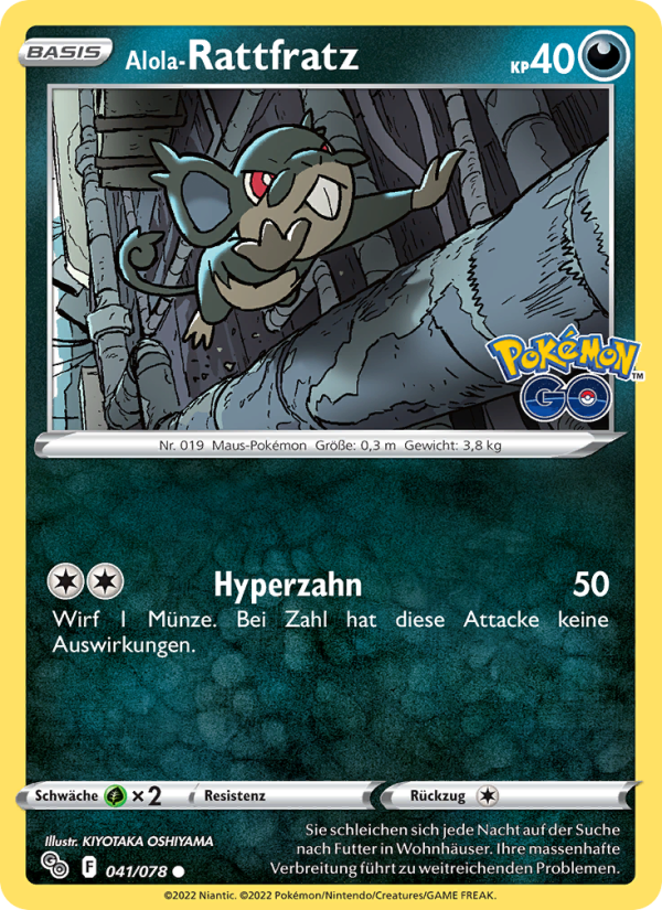 Alola-Rattfratz Pokémon TCG cards