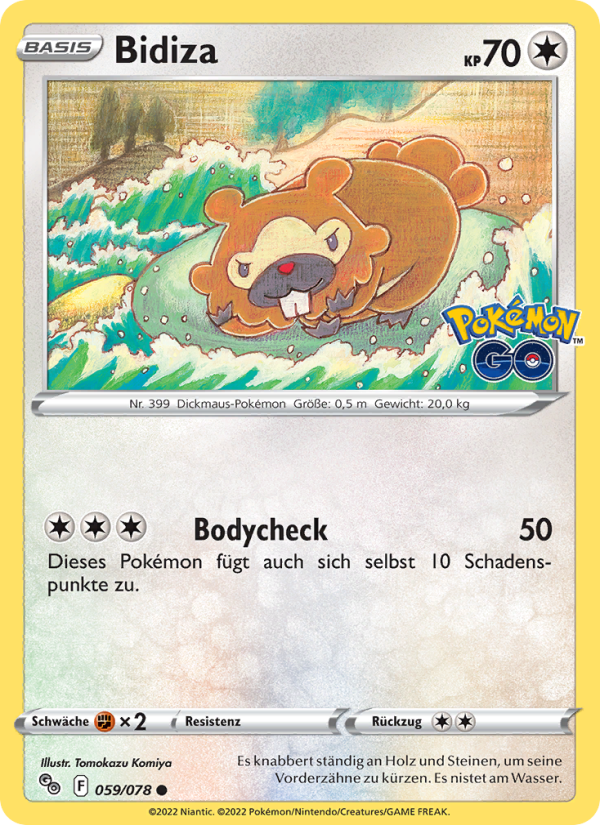 Bidiza Pokémon TCG cards
