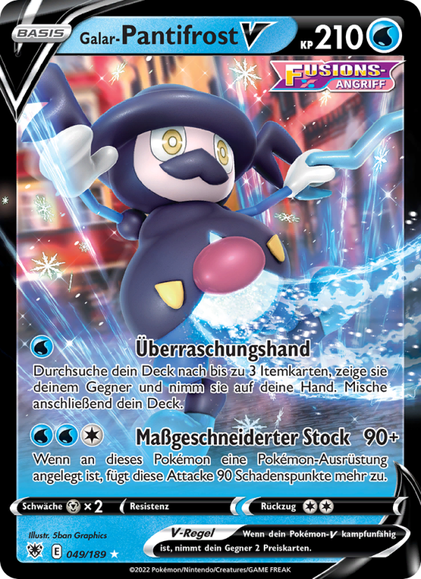 Galar-Pantifrost Pokémon TCG cards