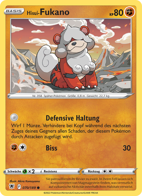 Hisui-Fukano 070 — Astral Radiance (German Pokémon TCG card)