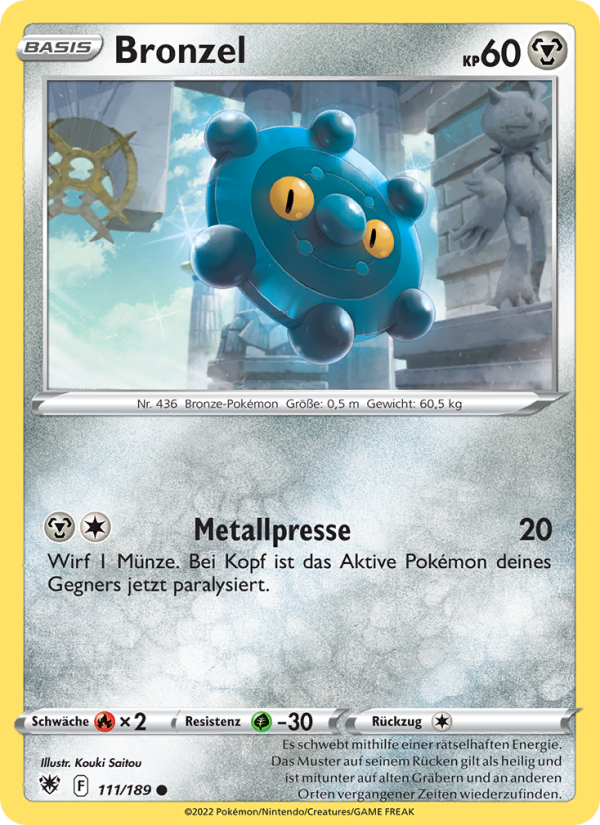 Bronzel 111 — Astral Radiance (German Pokémon TCG card)