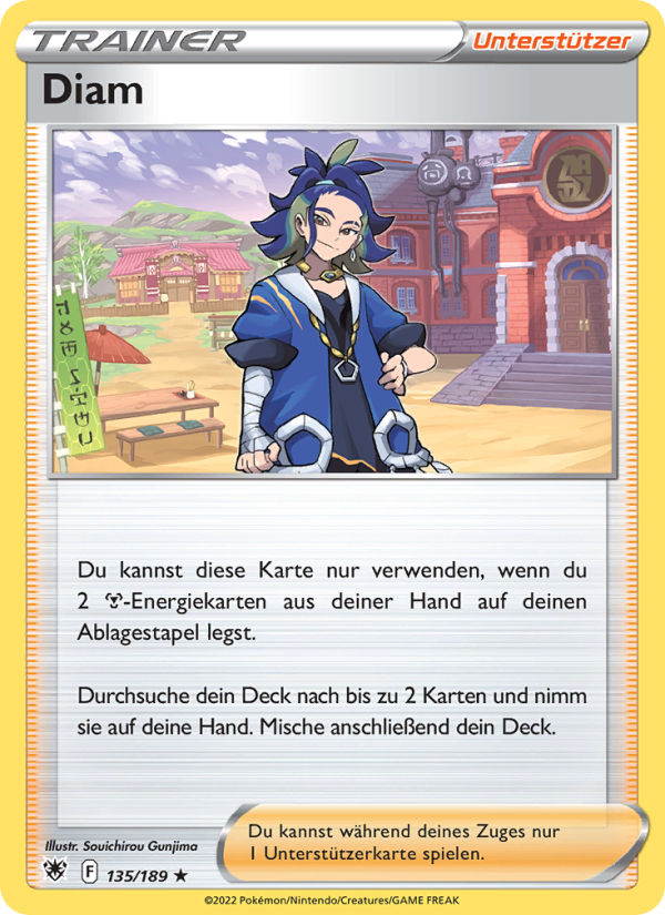 Diam 135 — Astralglanz (German Pokémon TCG card)