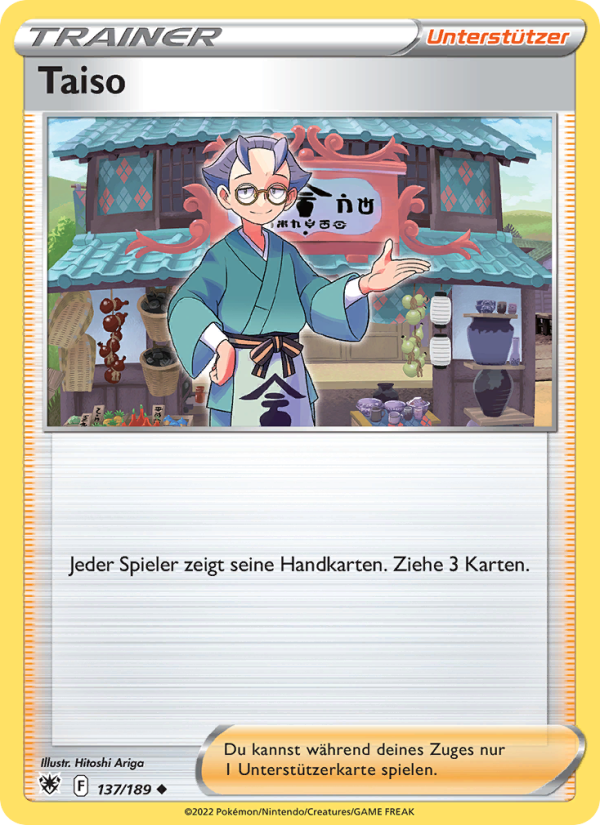 Taiso 137 — Astralglanz (German Pokémon TCG card)
