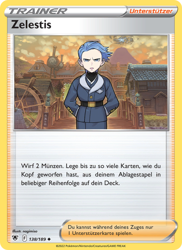 Zelestis 138 — Astralglanz (German Pokémon TCG card)