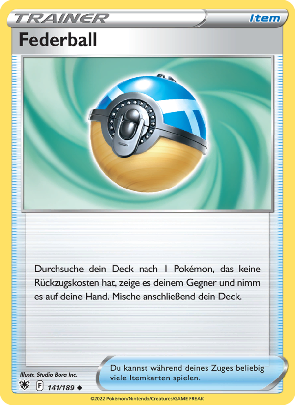 Federball 141 — Astralglanz (German Pokémon TCG card)