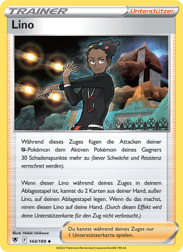 Lino 144 — Astralglanz (German Pokémon TCG card)
