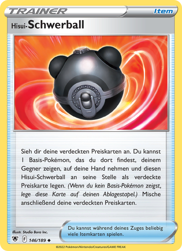 Hisui-Schwerball 146 — Astralglanz (German Pokémon TCG card)