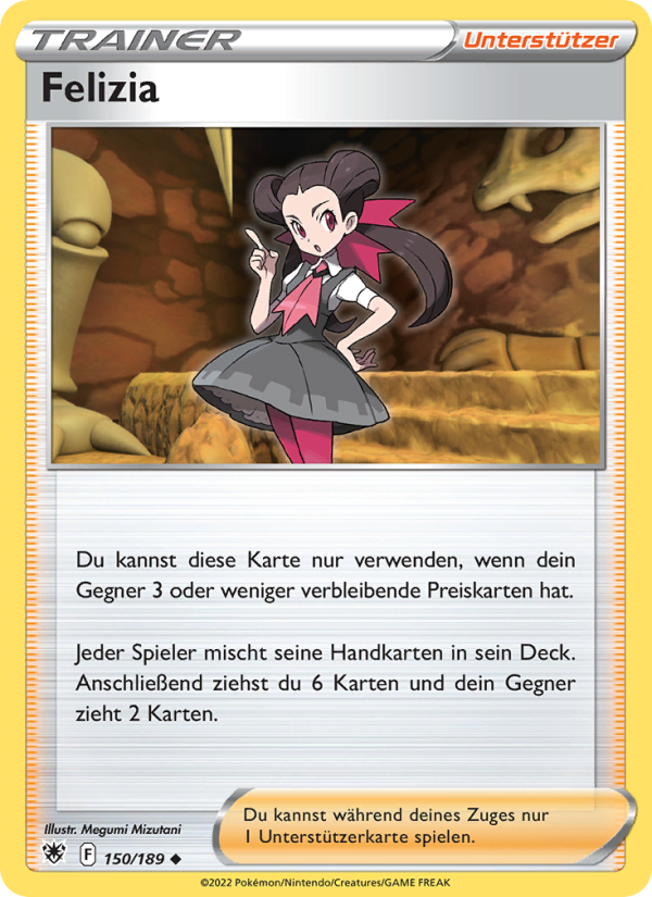 Felizia 150 — Astralglanz (German Pokémon TCG card)