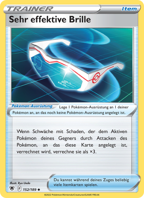 Sehr effektive Brille 152 — Astralglanz (German Pokémon TCG card)