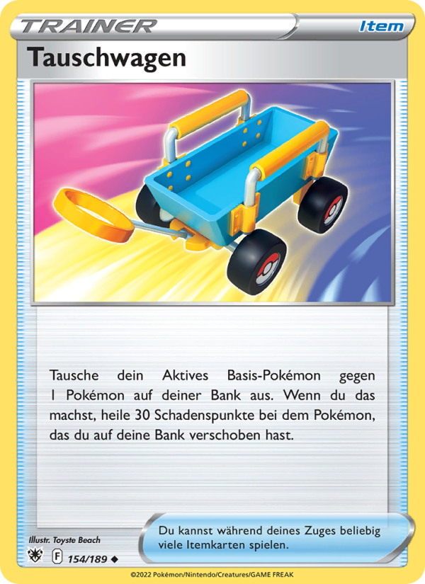 Tauschwagen 154 — Astralglanz (German Pokémon TCG card)