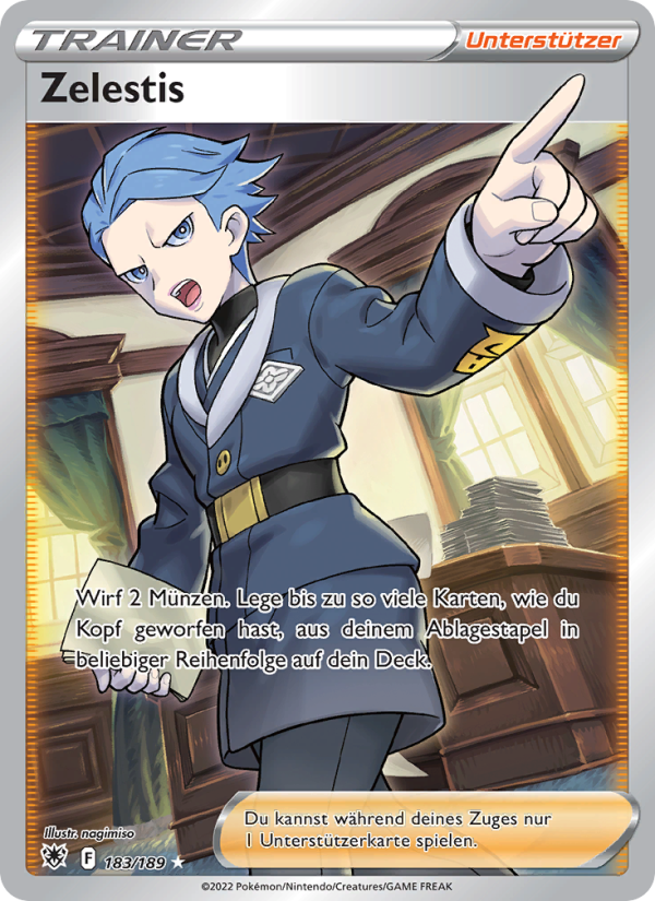 Zelestis 183 — Astralglanz (German Pokémon TCG card)