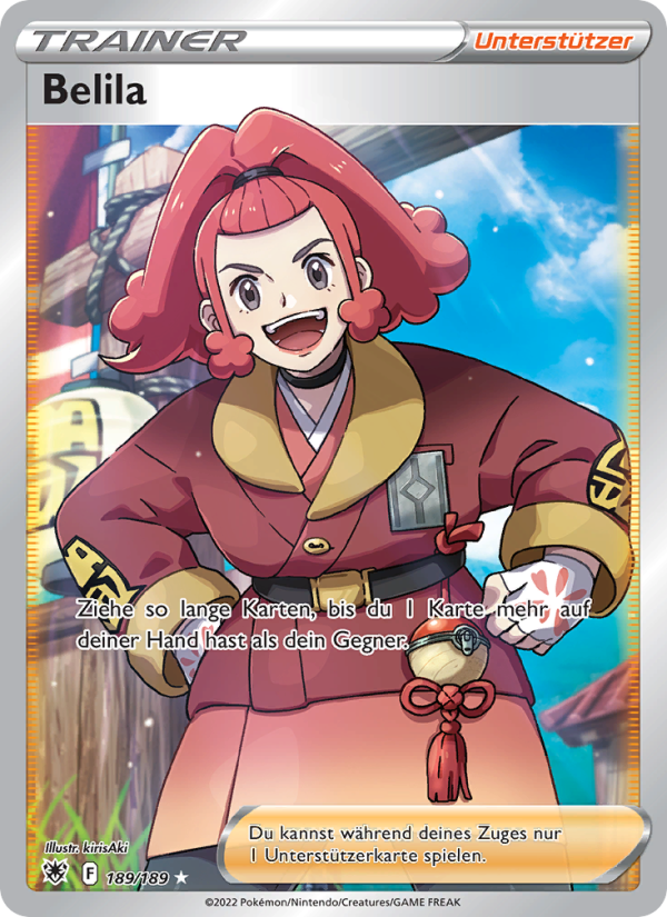 Belila 189 — Astralglanz (German Pokémon TCG card)