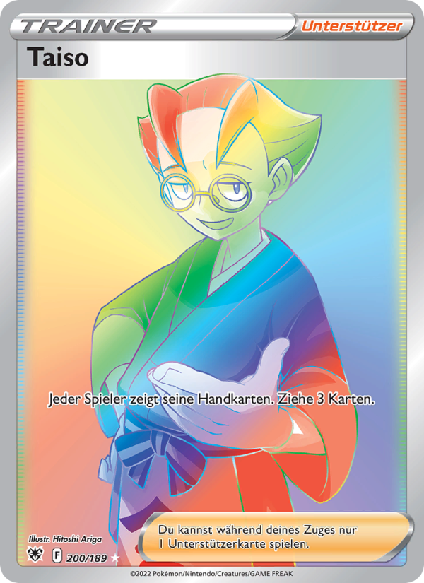 Taiso 200 — Astralglanz (German Pokémon TCG card)