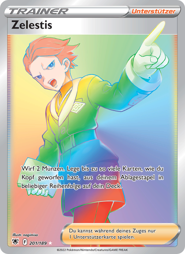 Zelestis 201 — Astralglanz (German Pokémon TCG card)