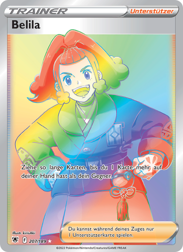 Belila 207 — Astralglanz (German Pokémon TCG card)
