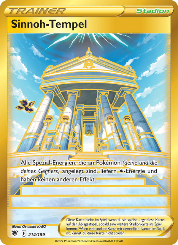 Sinnoh-Tempel 214 — Astralglanz (German Pokémon TCG card)