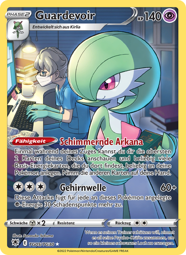Guardevoir TG05 — Astralglanz (German Pokémon TCG card)