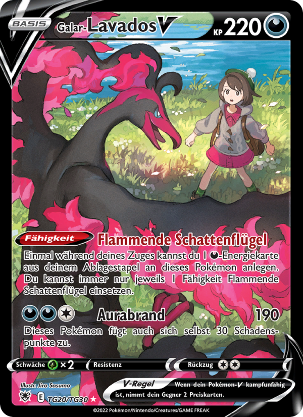 Galar-Lavados V TG20 — Astralglanz (German Pokémon TCG card)