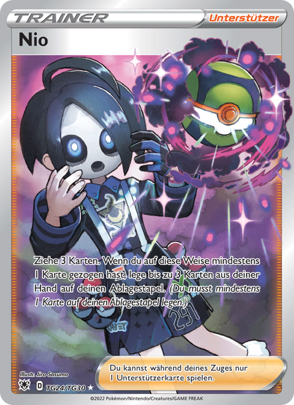 Nio TG24 — Astralglanz (German Pokémon TCG card)