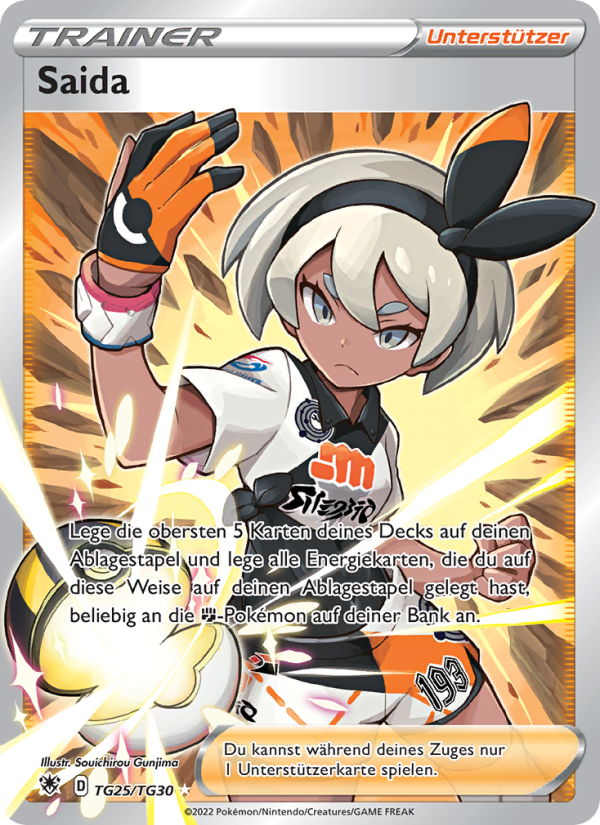 Saida TG25 — Astralglanz (German Pokémon TCG card)