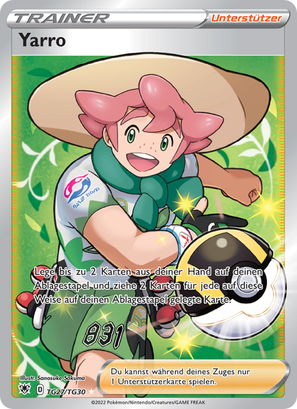 Yarro TG27 — Astralglanz (German Pokémon TCG card)