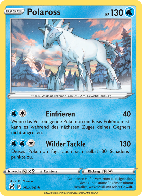 Polaross 051 — Verlorener Ursprung (German Pokémon TCG card)
