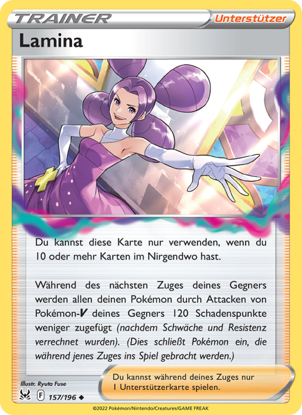 Lamina 157 — Verlorener Ursprung (German Pokémon TCG card)