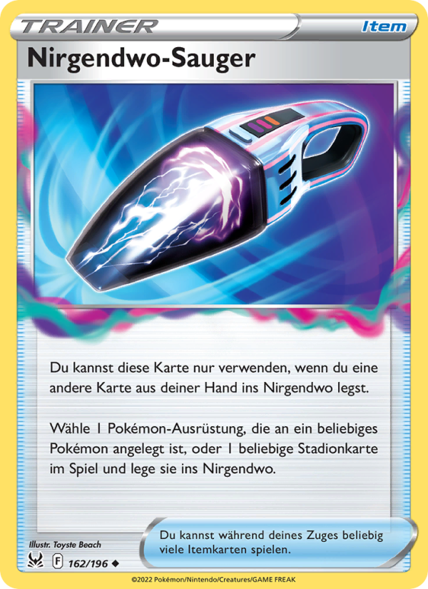 Nirgendwo-Sauger 162 — Verlorener Ursprung (German Pokémon TCG card)