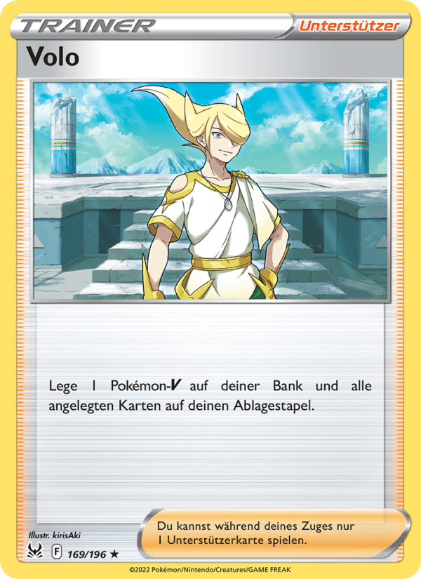 Volo 169 — Verlorener Ursprung (German Pokémon TCG card)