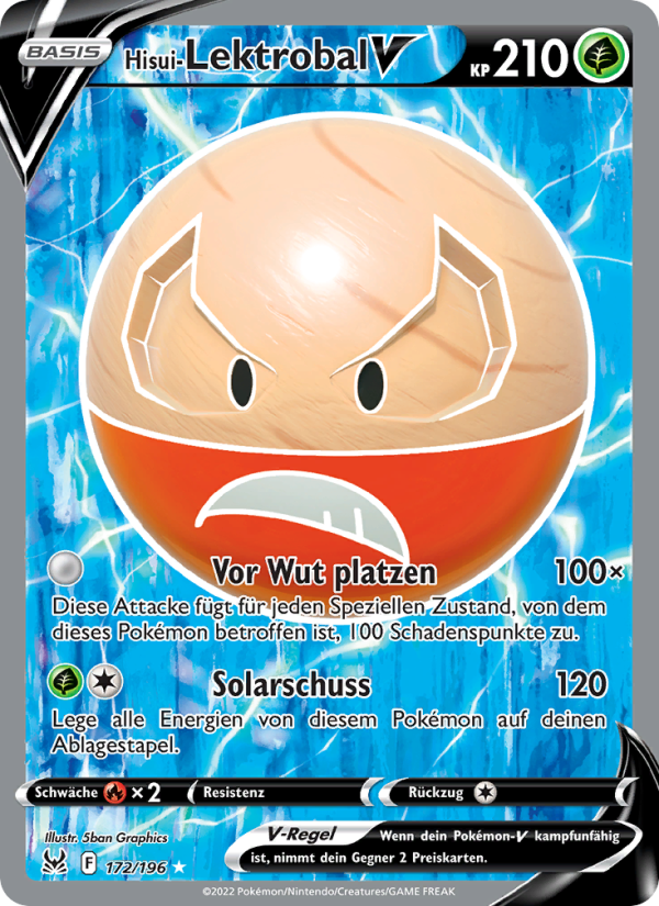 Hisui-Lektrobal Pokémon TCG cards