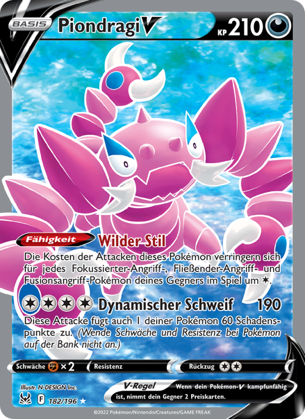Piondragi Pokémon TCG cards