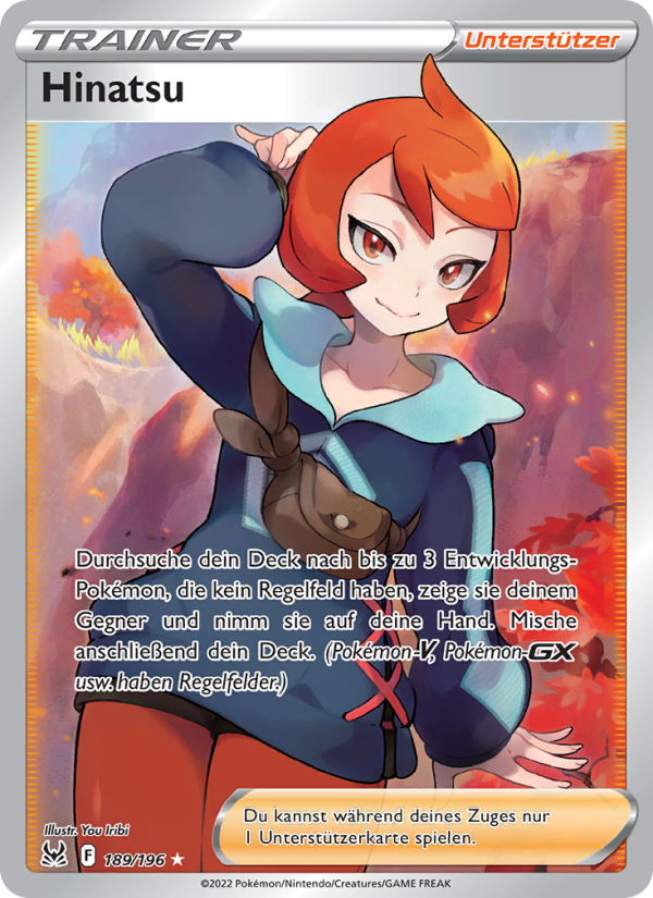 Hinatsu 189 — Verlorener Ursprung (German Pokémon TCG card)