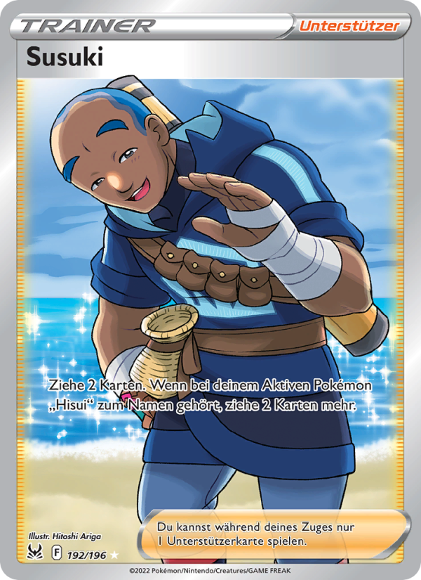Susuki 192 — Verlorener Ursprung (German Pokémon TCG card)