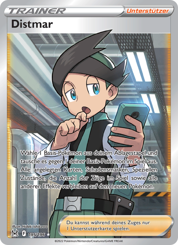 Distmar 195 — Verlorener Ursprung (German Pokémon TCG card)