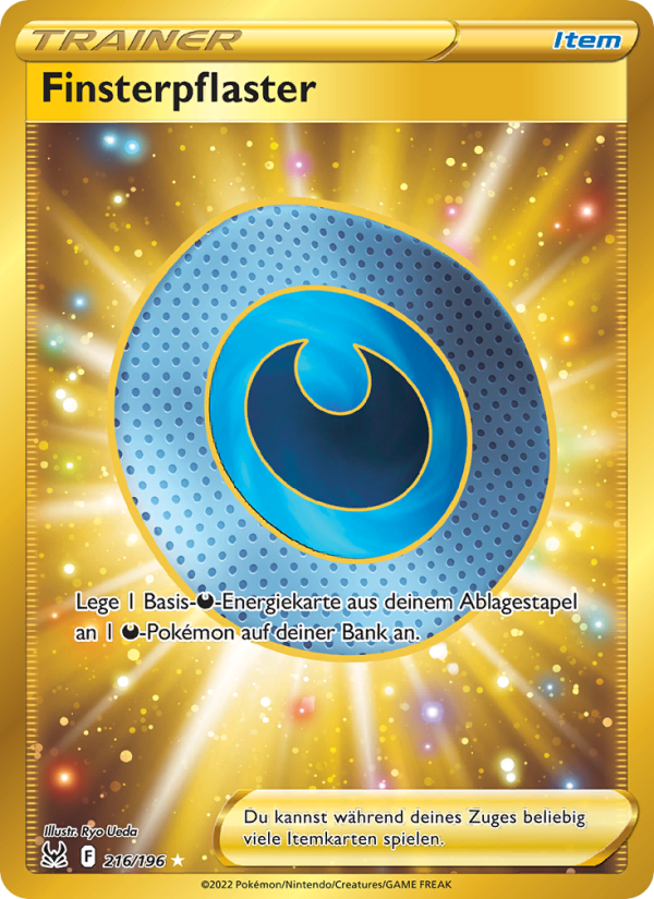 Finsterpflaster 216 — Verlorener Ursprung (German Pokémon TCG card)