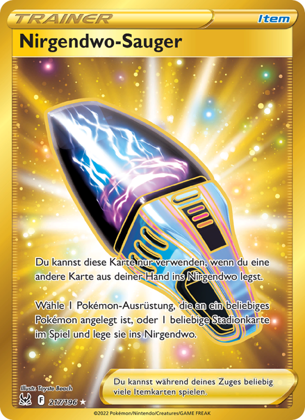 Nirgendwo-Sauger 217 — Verlorener Ursprung (German Pokémon TCG card)