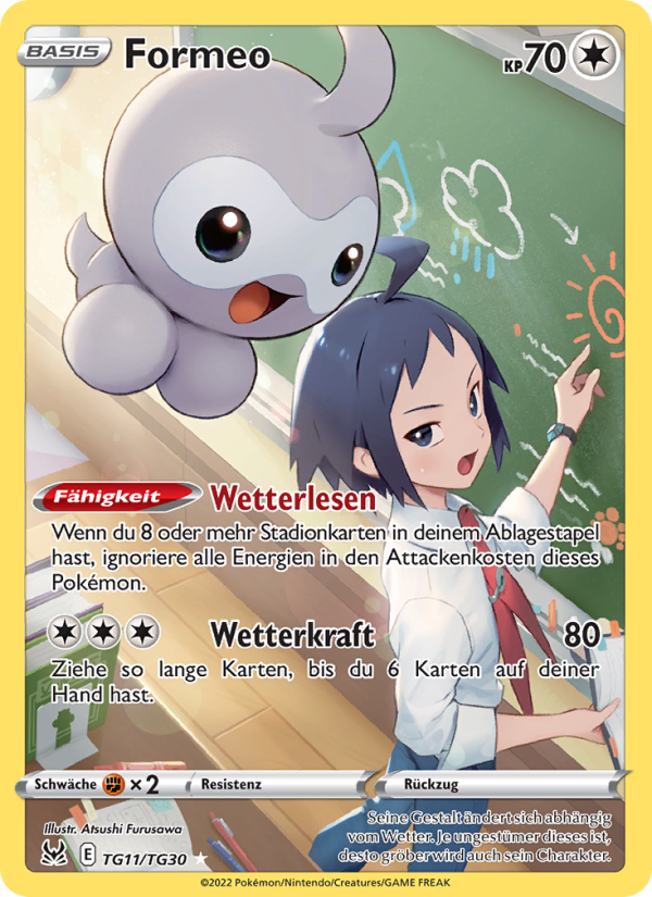 Formeo Pokémon TCG cards