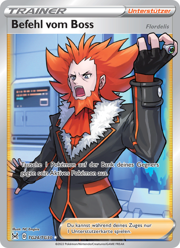 Befehl vom Boss TG24 — Lost Origin (German Pokémon TCG card)