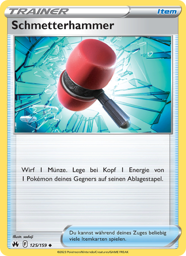 Schmetterhammer 125 — Zenit der Könige (German Pokémon TCG card)
