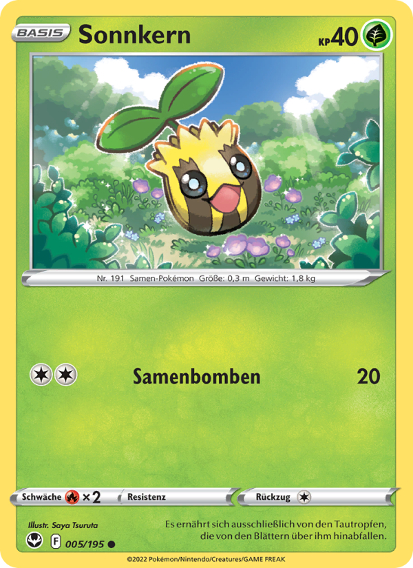 Sonnkern Pokémon TCG cards