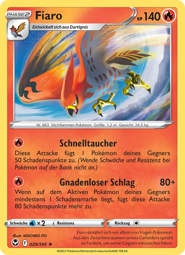 Fiaro 029 — Silberne Sturmwinde (German Pokémon TCG card)