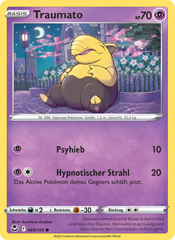 Traumato 060 — Silberne Sturmwinde (German Pokémon TCG card)